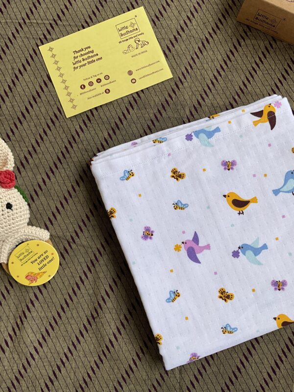 Baby Muslin Swaddle Blanket - Nature Themed