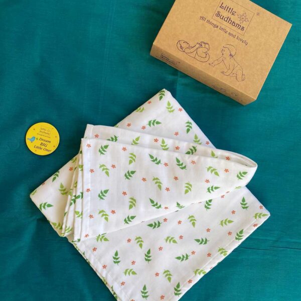 Baby Muslin Swaddle Blanket - Nature Themed