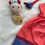 Little Sudhams New-born Baby Cotton Dress