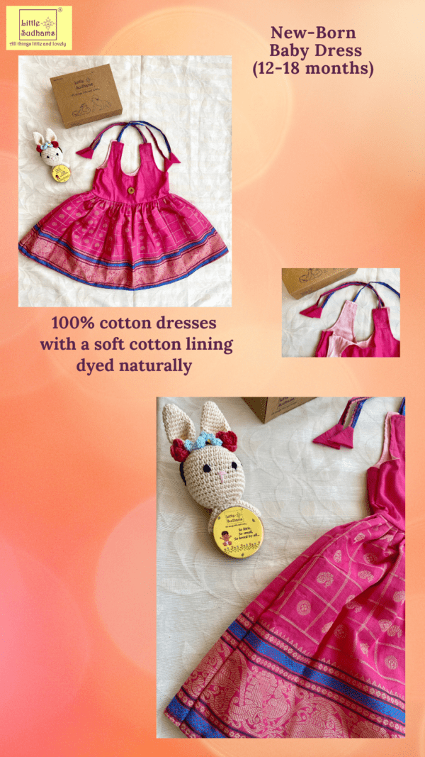 Newborn Baby Dress Cotton 12-18 months