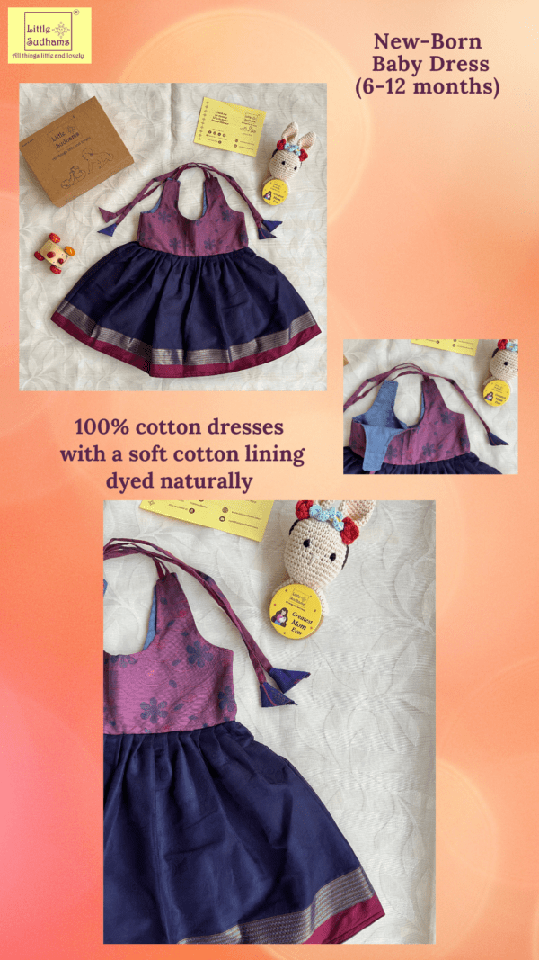 New born baby girl dress traditional 6 months
